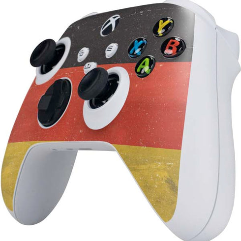 German Flag Distressed Xbox Series S Controller Skin