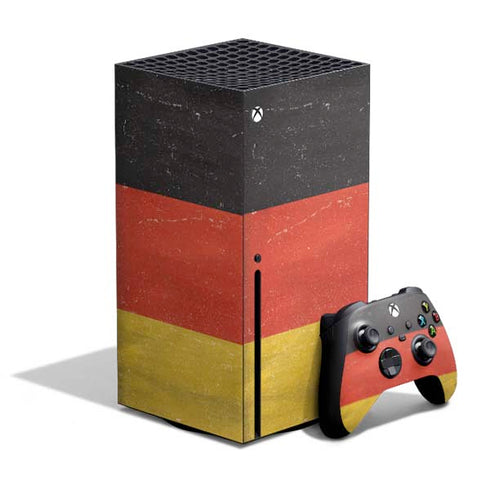 German Flag Distressed Xbox Series X Bundle Skin