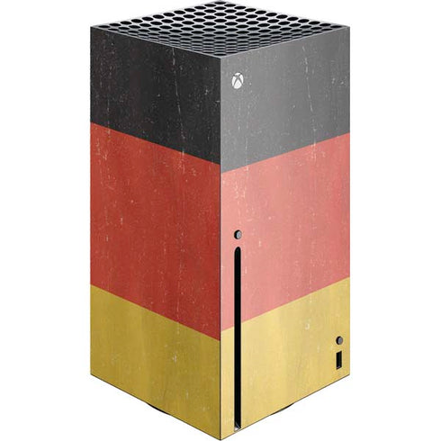 German Flag Distressed Xbox Series X Console Skin