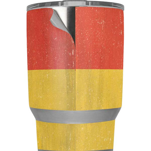 German Flag Distressed Yeti 20oz Tumbler Skin