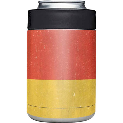 German Flag Distressed Yeti Colster Can Insulator Skin