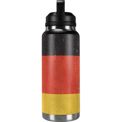 German Flag Distressed YETI Rambler 36oz Bottle Skin