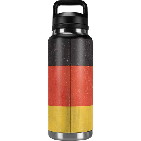 German Flag Distressed YETI Rambler 36oz Bottle Skin