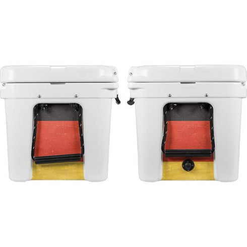 German Flag Distressed YETI Tundra 45 Hard Cooler Skin