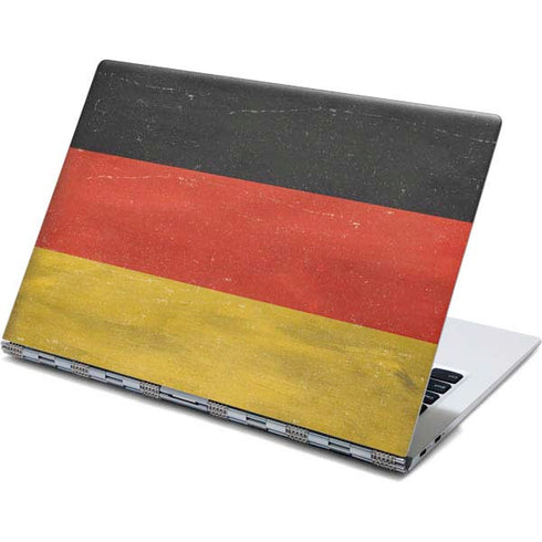 German Flag Distressed Yoga 910 2-in-1 14in Touch-Screen Skin