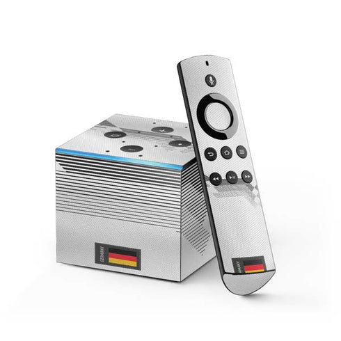 Germany Soccer Flag Fire TV Cube Skin