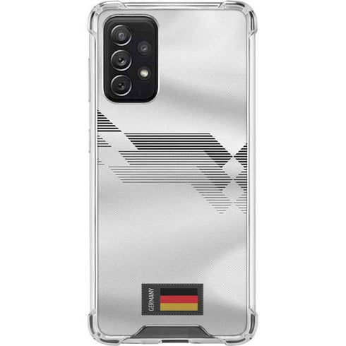 Germany Soccer Flag Galaxy A72 5G Clear Case