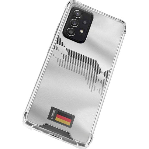 Germany Soccer Flag Galaxy A72 5G Clear Case