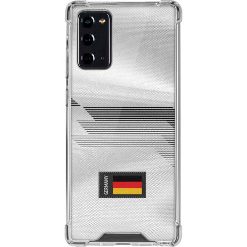 Germany Soccer Flag Galaxy Note20 5G Clear Case