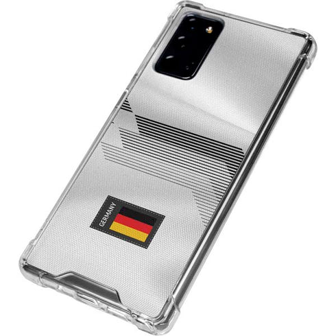 Germany Soccer Flag Galaxy Note20 5G Clear Case