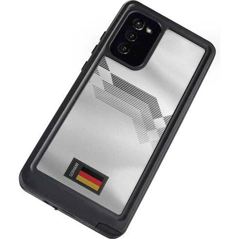 Germany Soccer Flag Galaxy Note20 5G Waterproof Case