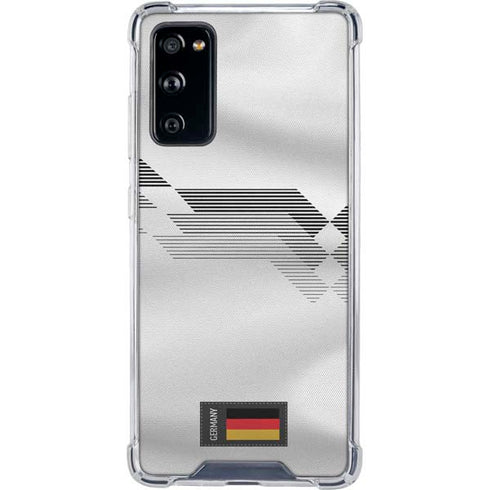 Germany Soccer Flag Galaxy S20 FE Clear Case