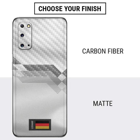 Germany Soccer Flag Galaxy S20 Skin