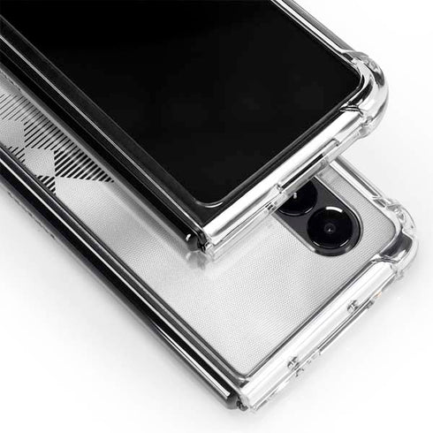 Germany Soccer Flag Galaxy Z Fold4 5G Clear Case