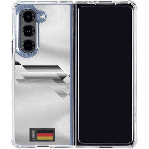 Germany Soccer Flag Galaxy Z Fold5 5G Clear Case