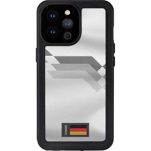 Germany Soccer Flag iPhone 14 Pro Max Waterproof Case