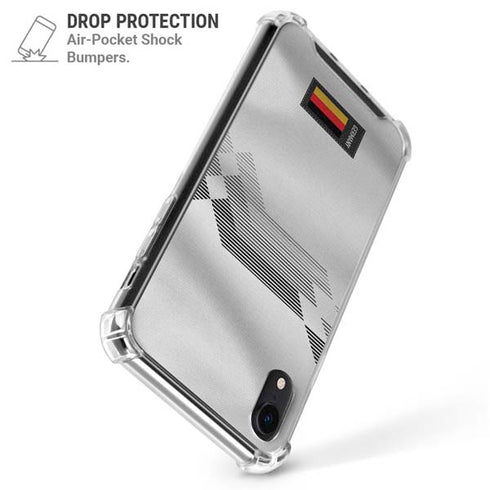 Germany Soccer Flag iPhone XR Clear Case