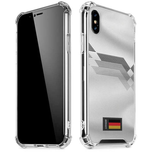 Germany Soccer Flag iPhone XS Max Clear Case