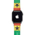 Ghana Flag Distressed Apple Watch Band 42-44mm