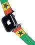 Ghana Flag Distressed Apple Watch Band 38-40mm