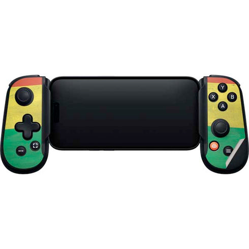 Ghana Flag Distressed Backbone One for iPhone Game Controller Skin
