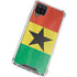 Ghana Flag Distressed Galaxy A12 Clear Case