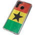Ghana Flag Distressed Galaxy A21 Clear Case