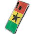 Ghana Flag Distressed Galaxy A30 Clear Case