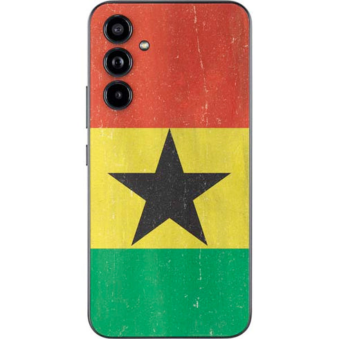Ghana Flag Distressed Galaxy A54 5G Skin