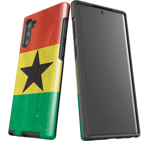 Ghana Flag Distressed Galaxy Note 10 Pro Case