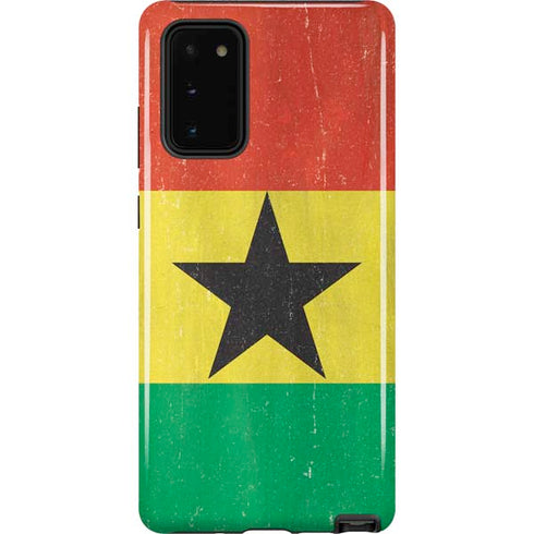 Ghana Flag Distressed Galaxy Note20 5G Pro Case