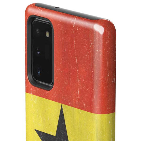 Ghana Flag Distressed Galaxy Note20 5G Pro Case