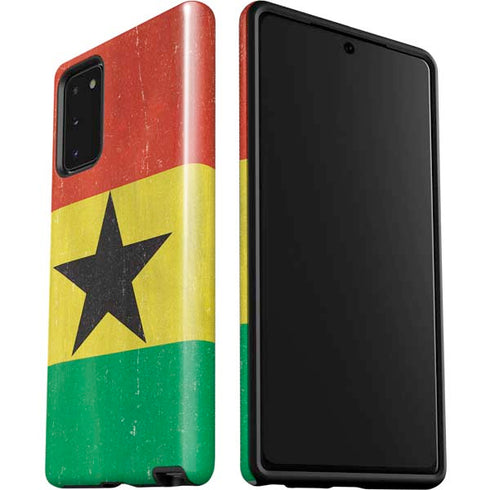 Ghana Flag Distressed Galaxy Note20 5G Pro Case