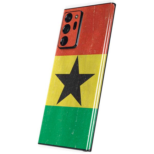 Ghana Flag Distressed Galaxy Note20 Ultra 5G Skin