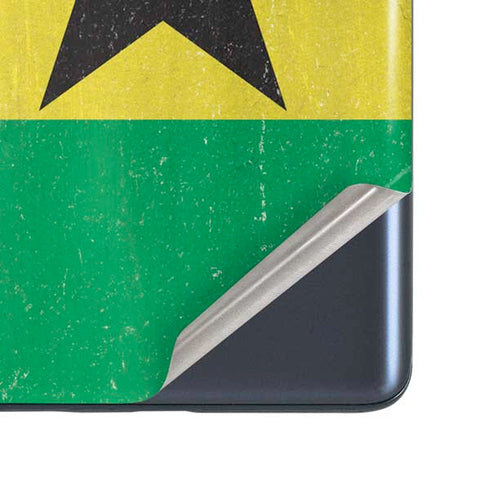 Ghana Flag Distressed Galaxy S20 Fan Edition Skin