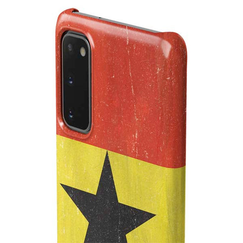 Ghana Flag Distressed Galaxy S20 Lite Case