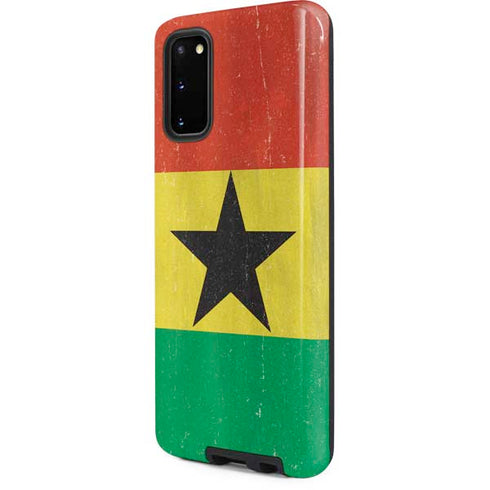 Ghana Flag Distressed Galaxy S20 Pro Case