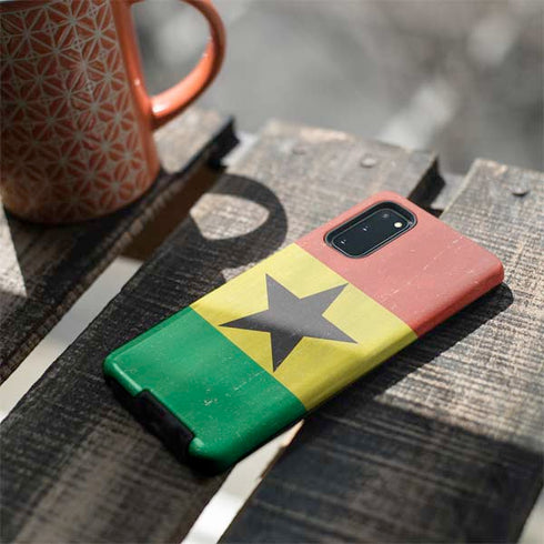 Ghana Flag Distressed Galaxy S20 Pro Case