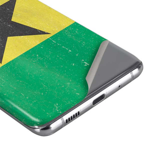 Ghana Flag Distressed Galaxy S20 Skin