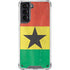 Ghana Flag Distressed Galaxy S21 5G Clear Case