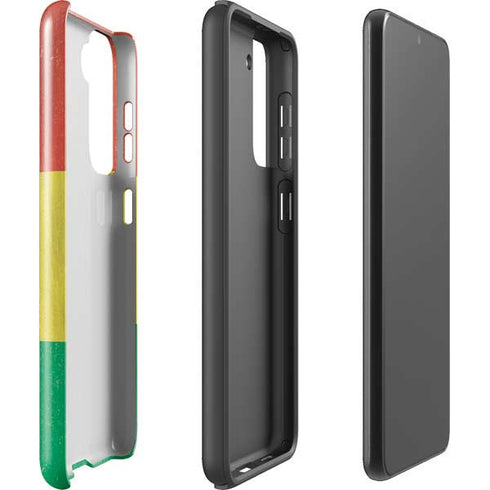 Ghana Flag Distressed Galaxy S21 FE Pro Case