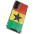 Ghana Flag Distressed Galaxy S21 Plus 5G Clear Case