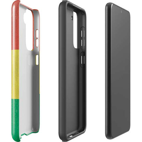 Ghana Flag Distressed Galaxy S21 Plus 5G Pro Case