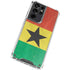 Ghana Flag Distressed Galaxy S21 Ultra 5G Clear Case