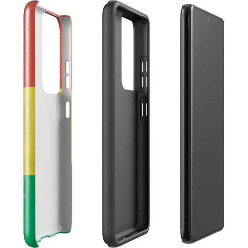 Ghana Flag Distressed Galaxy S21 Ultra 5G Pro Case