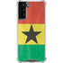 Ghana Flag Distressed Galaxy S22 Plus Clear Case