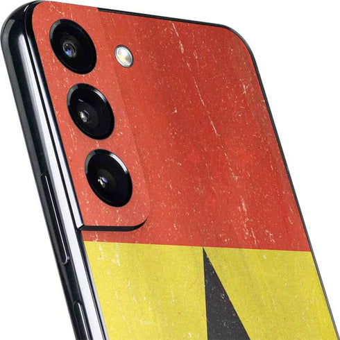 Ghana Flag Distressed Galaxy S22 Plus Skin