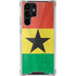 Ghana Flag Distressed Galaxy S22 Ultra Clear Case