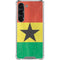 Ghana Flag Distressed Galaxy S23 Clear Case