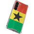 Ghana Flag Distressed Galaxy S23 Clear Case
